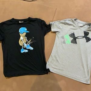 Under Armor boys shirts sz 7